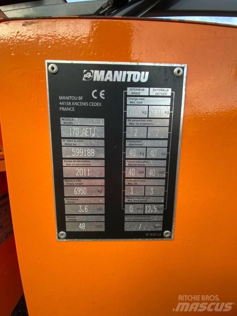 Manitou 170AETJ-L Ανυψωτήρες με αρθρωτό βραχίονα