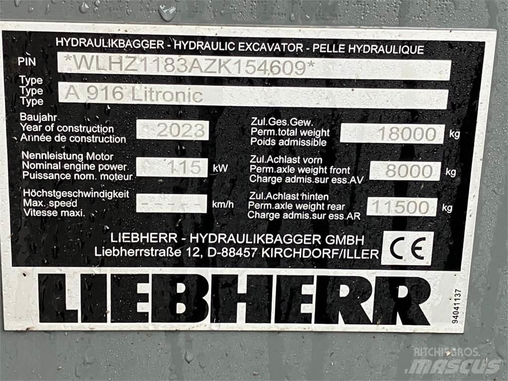 Liebherr A916 Εκσκαφείς με τροχούς - λάστιχα