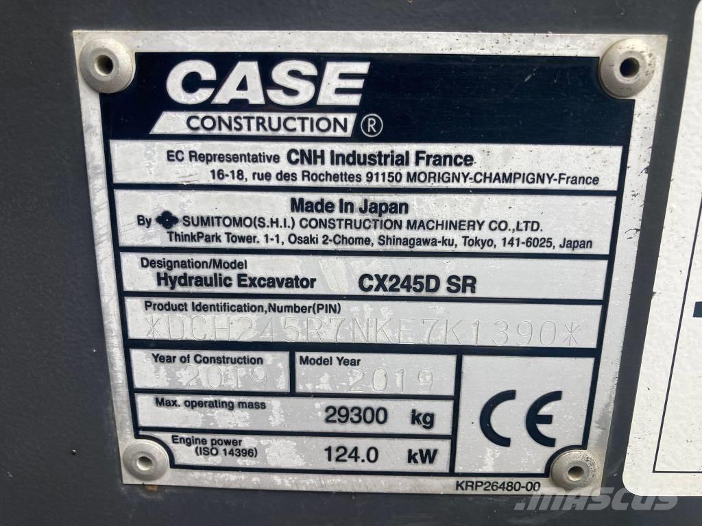 CASE CX 245 D SR LC Εκσκαφείς με ερπύστριες
