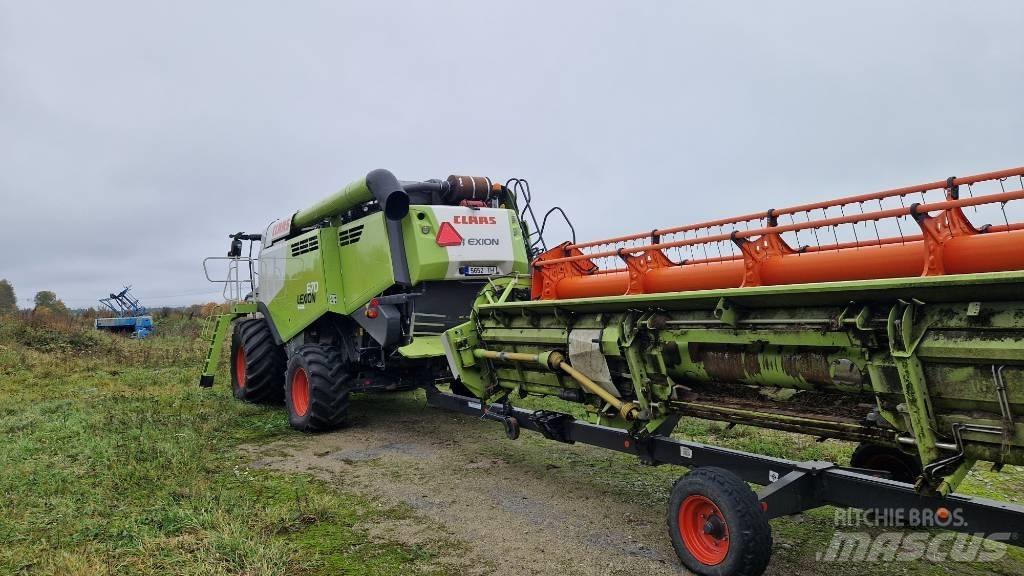 CLAAS Lexion 670 Θεριζοαλωνιστικές μηχανές