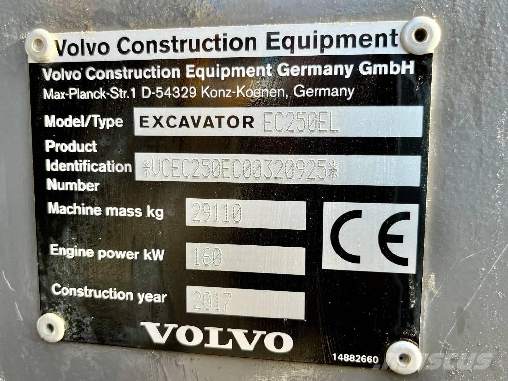 Volvo EC 250 E Εκσκαφείς με ερπύστριες