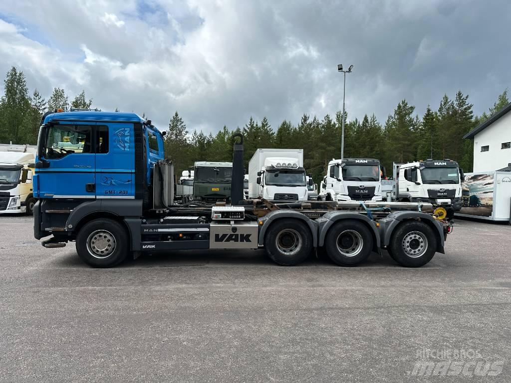MAN TGX 35.640 Φορτηγά ανατροπή με γάντζο