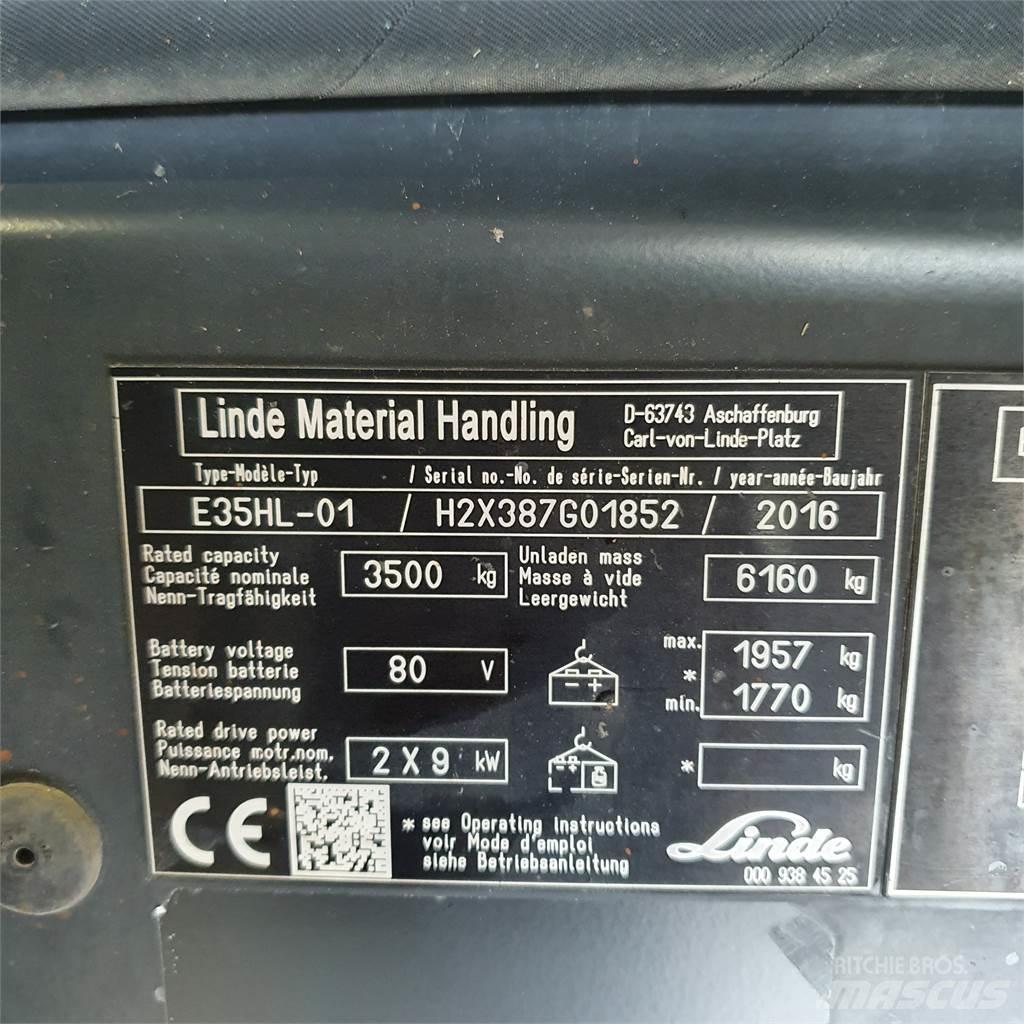 Linde E35HL Ηλεκτρικά περονοφόρα ανυψωτικά κλαρκ