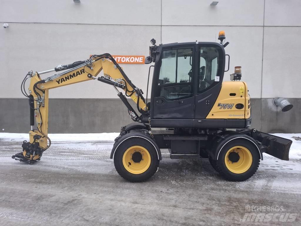 Yanmar B 75 W Εκσκαφείς με τροχούς - λάστιχα