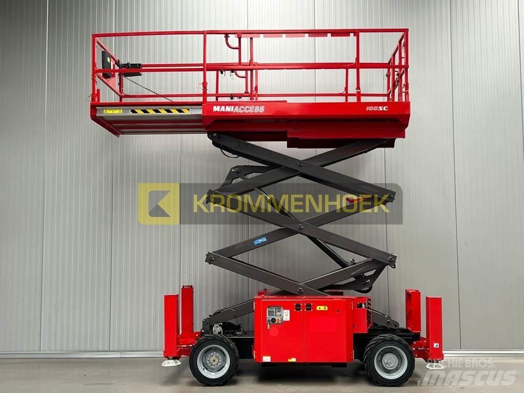 Manitou 100 SC Ανυψωτήρες ψαλιδωτής άρθρωσης