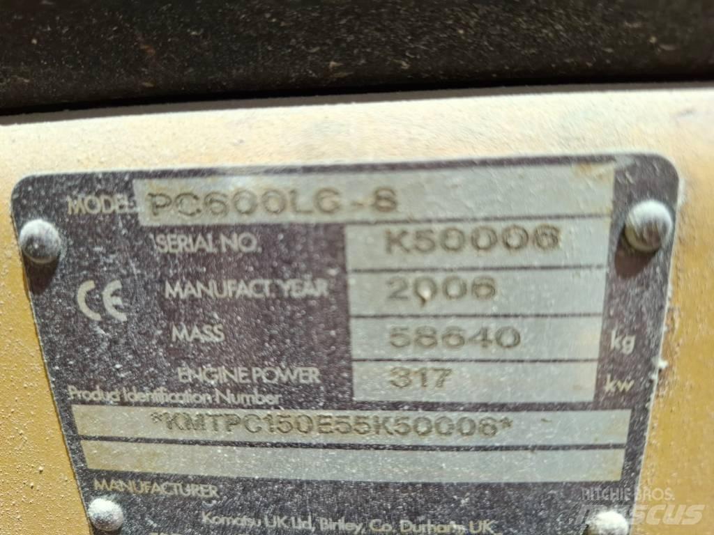 Komatsu PC 600 LC-8 Εκσκαφείς με ερπύστριες