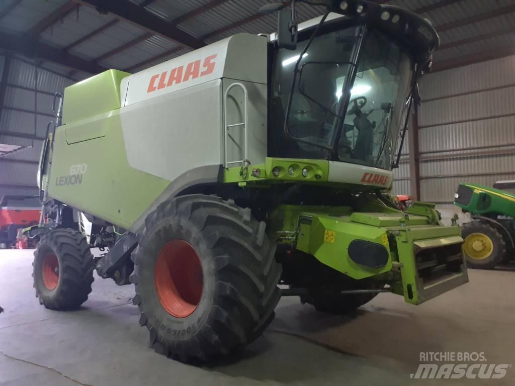 CLAAS Lexion 670 Θεριζοαλωνιστικές μηχανές
