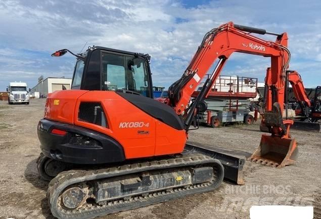 Kubota KX080-4S2 Εκσκαφείς με ερπύστριες
