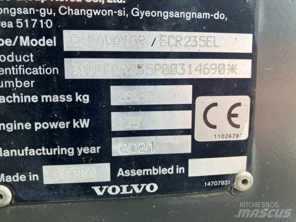 Volvo ECR235EL Εκσκαφείς με ερπύστριες