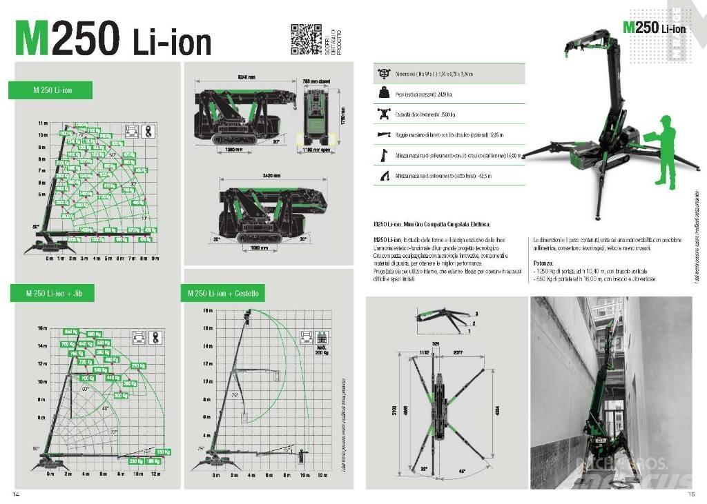 BG Lift M250 Γερανοί με ερπύστριες
