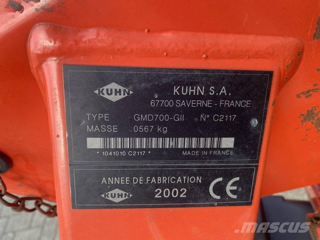 Kuhn GMD 700 G II Χορτοκοπτικά
