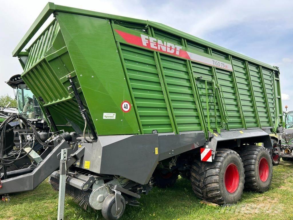 Fendt tigo 75 VR Βαγόνια χορτονομής