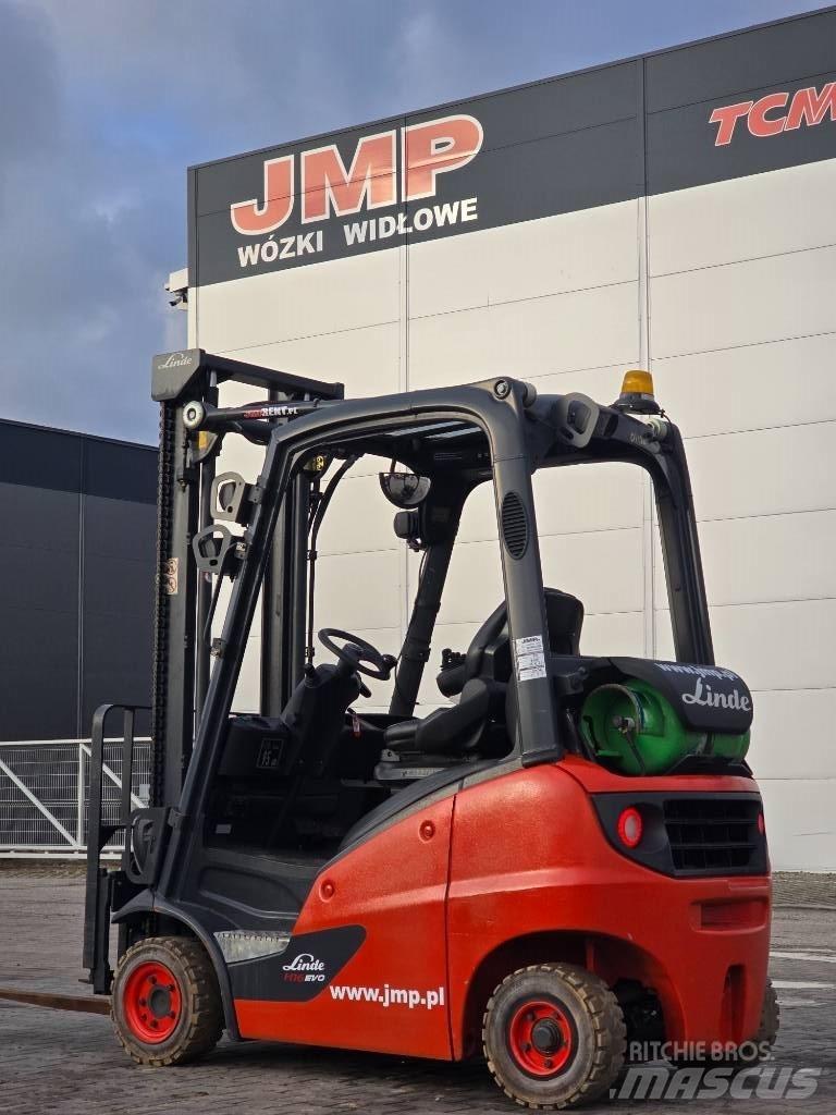 Linde H 16 T - 01 Περονοφόρα ανυψωτικά κλαρκ με φυσικό αέριο LPG