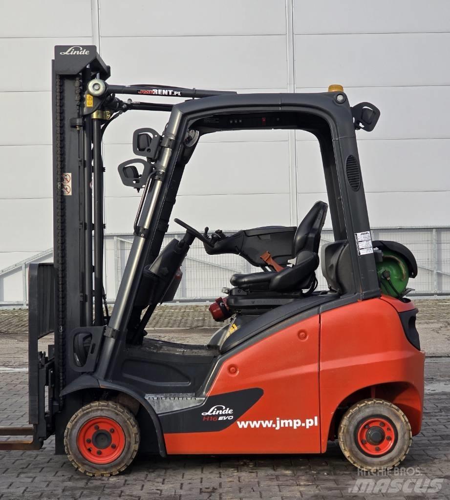 Linde H 16 T - 01 Περονοφόρα ανυψωτικά κλαρκ με φυσικό αέριο LPG