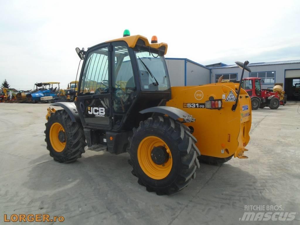 JCB 531-70 Συστήματα τηλεχειρισμού για τη γεωργία