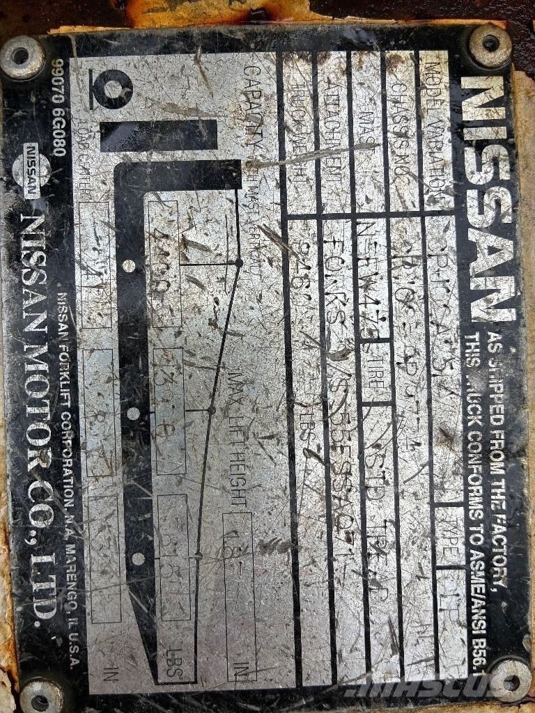 Nissan CP102 A 25 PV Περονοφόρα ανυψωτικά κλαρκ - άλλα