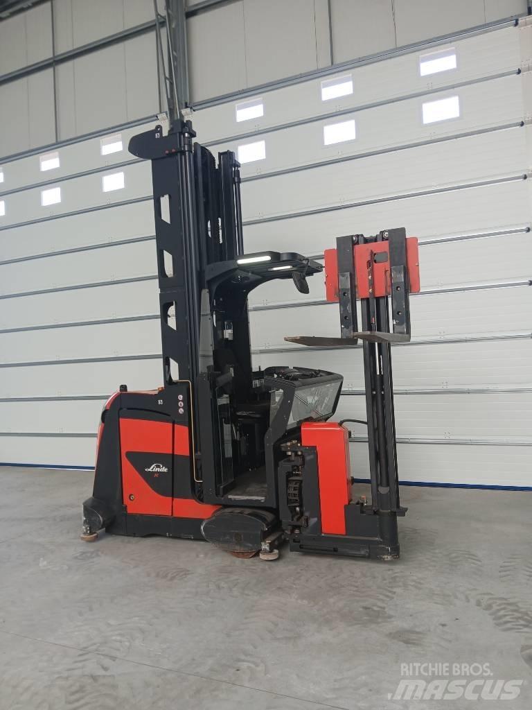 Linde K 10 Περονοφόρο ανυψωτικό συλλογής παραγγελιών μεγάλου ύψους