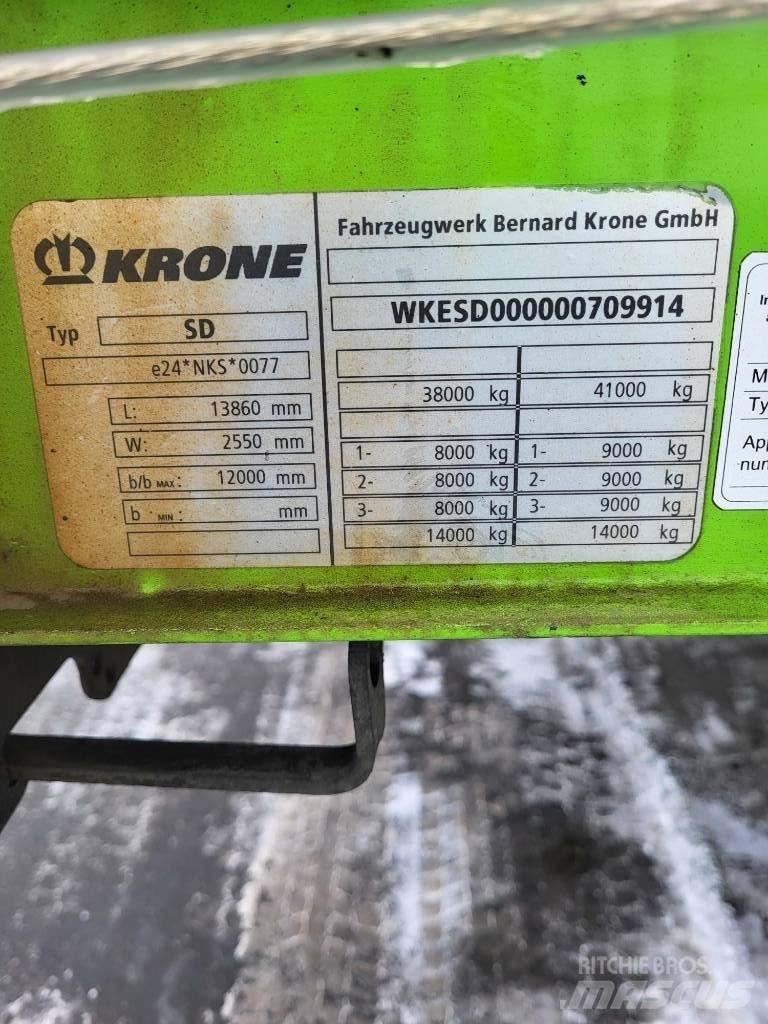 Krone SD Ημιρυμούλκες Κουρτίνα