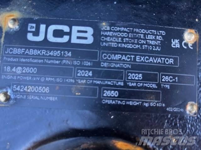 JCB 26C-1 Εκσκαφάκι (διαβολάκι) < 7t