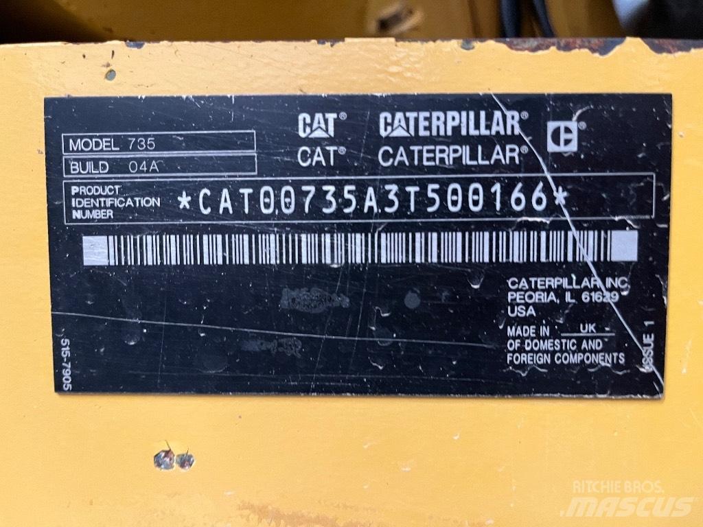 CAT 735 Σπαστό Dump Truck ADT