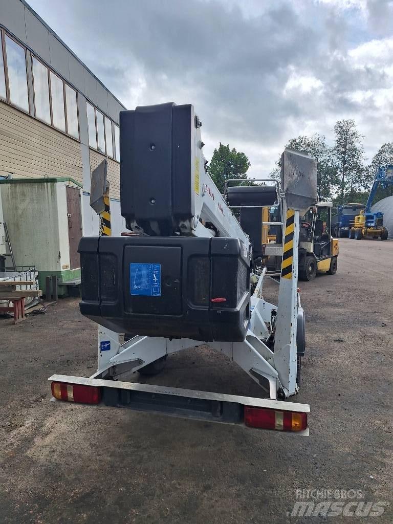 Dino 180 XT Εναέριες πλατφόρμες τοποθετημένες σε ρυμούλκα