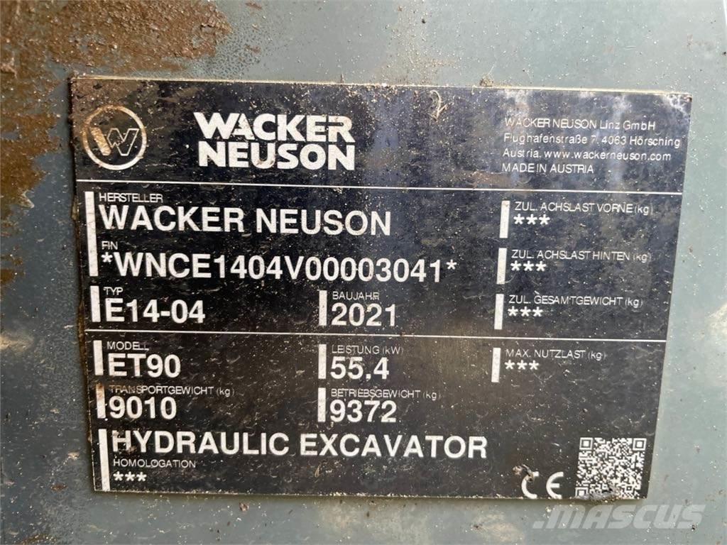 Wacker Neuson ET90 Εκσκαφείς με ερπύστριες