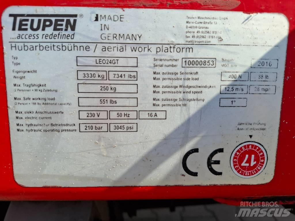 Teupen LEO24GT Ανυψωτήρες με αρθρωτό βραχίονα