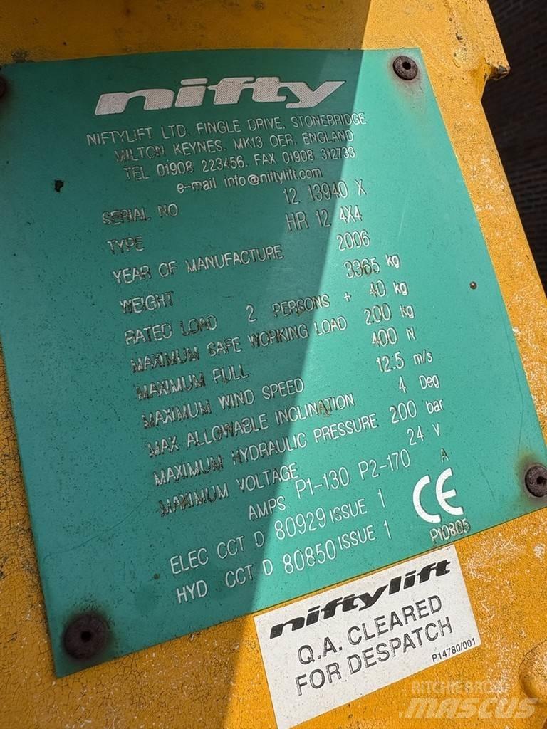 Niftylift Hr12nde Ανυψωτήρες με αρθρωτό βραχίονα