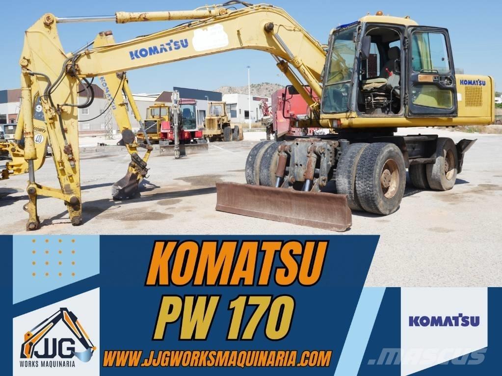Komatsu PW 170 Εκσκαφείς με τροχούς - λάστιχα