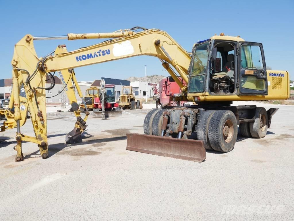 Komatsu PW 170 Εκσκαφείς με τροχούς - λάστιχα