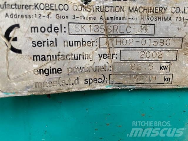 Kobelco SK 135 SR LC Εκσκαφείς με ερπύστριες