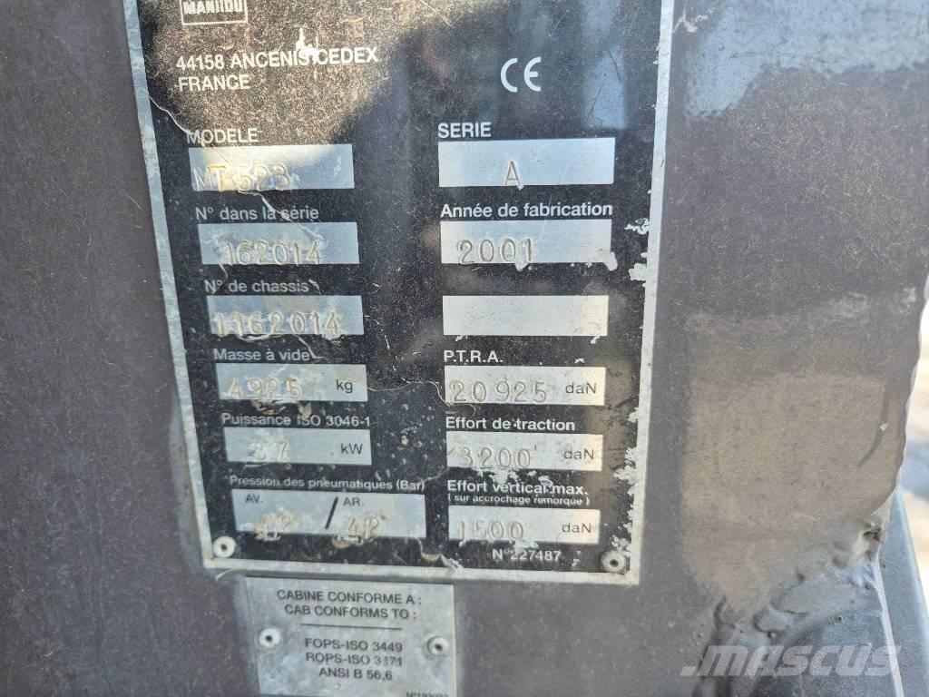 Manitou MT 523 Τηλεσκοπικοί ανυψωτές