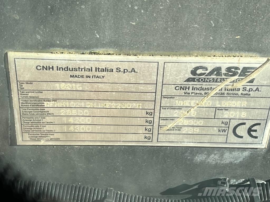CASE 1021 G Φορτωτές με λάστιχα (Τροχοφόροι)