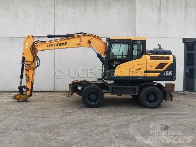 Hyundai HW140 Εκσκαφείς με τροχούς - λάστιχα