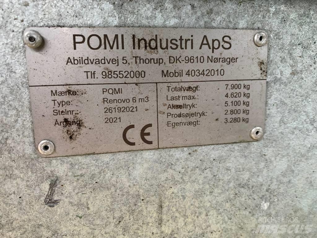 Pomi Renovo 6 m3 Συμπιεστές αποβλήτων