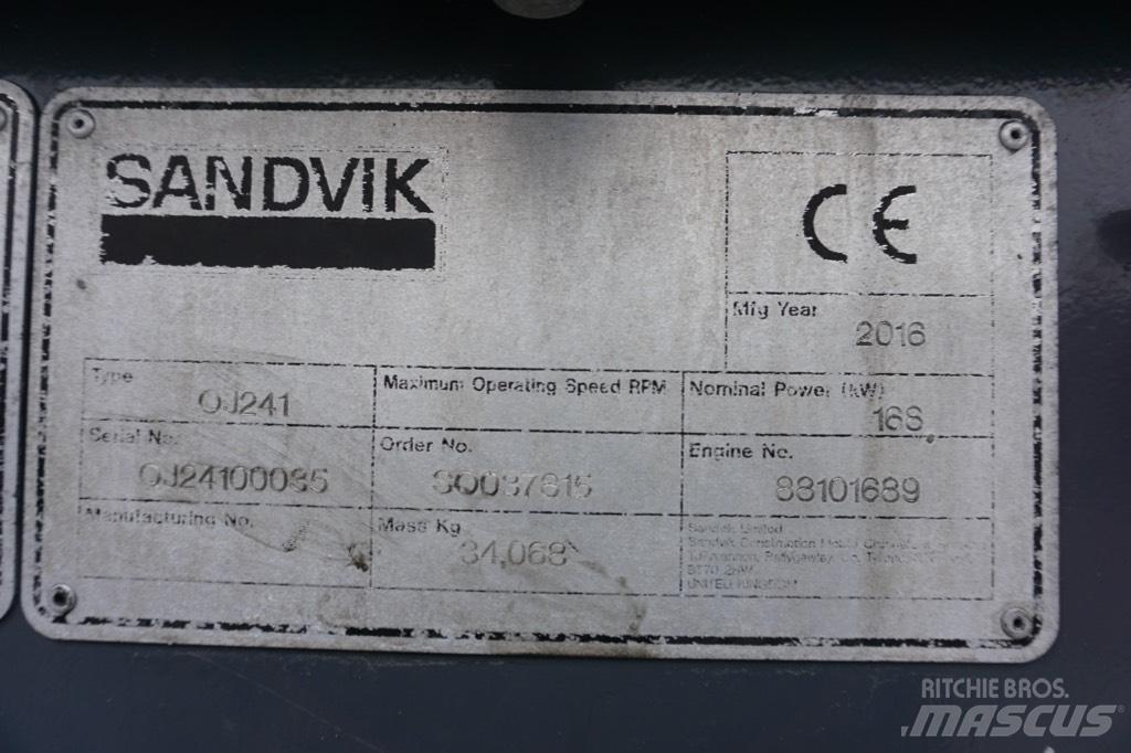 Sandvik QJ 241 Κινητοί σπαστήρες