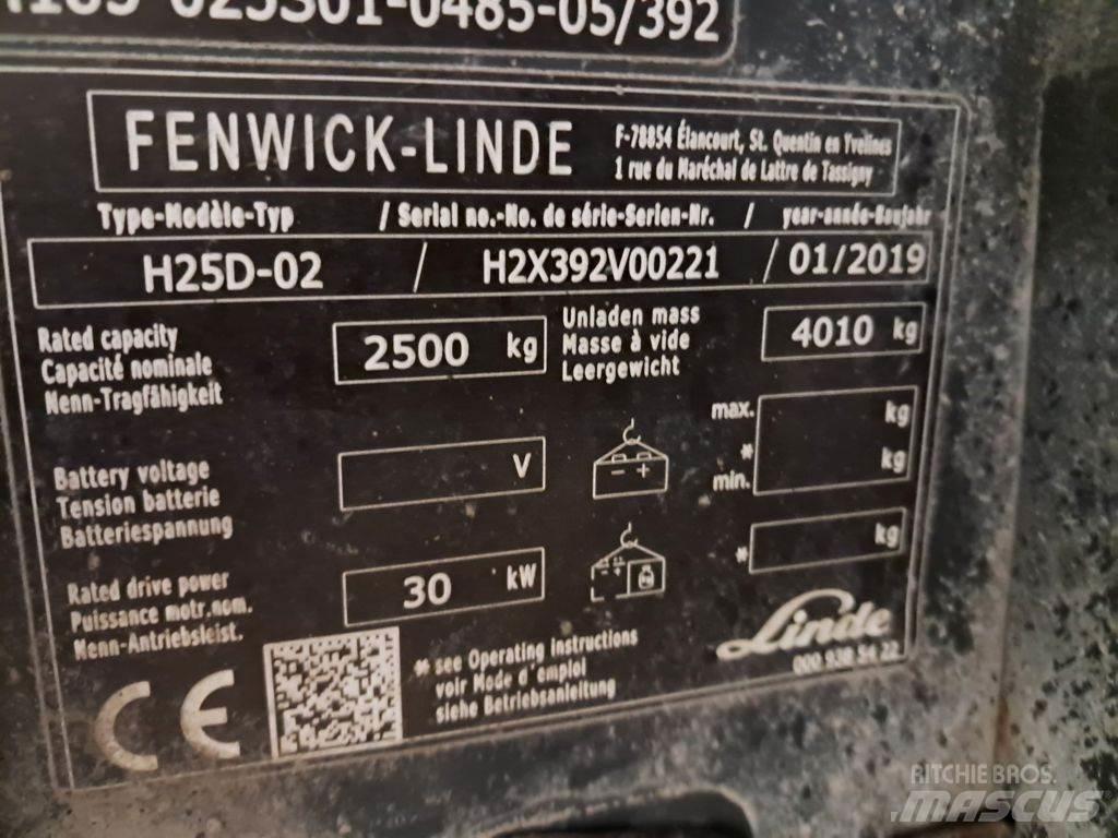 Linde H25D-02 Πετρελαιοκίνητα Κλαρκ