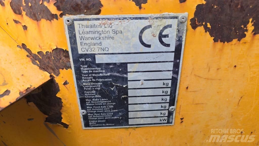 Thwaites 3 ton Dumpers εργοταξίου