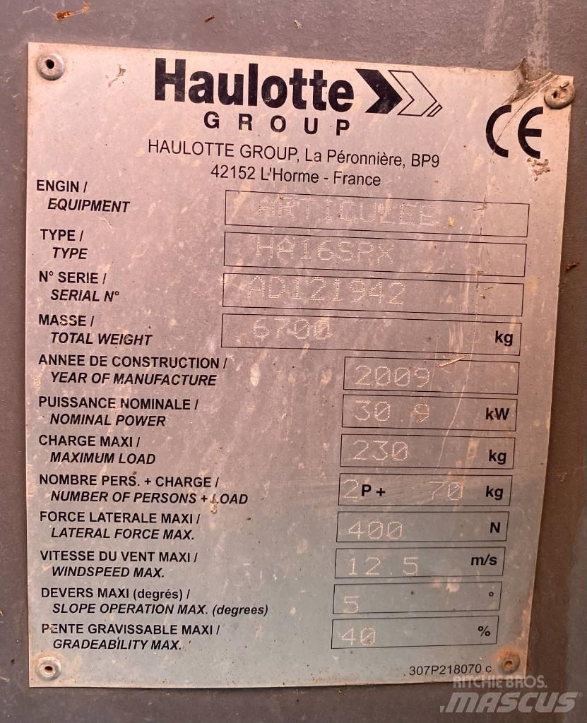 Haulotte HA 16 SPX Ανυψωτήρες με αρθρωτό βραχίονα