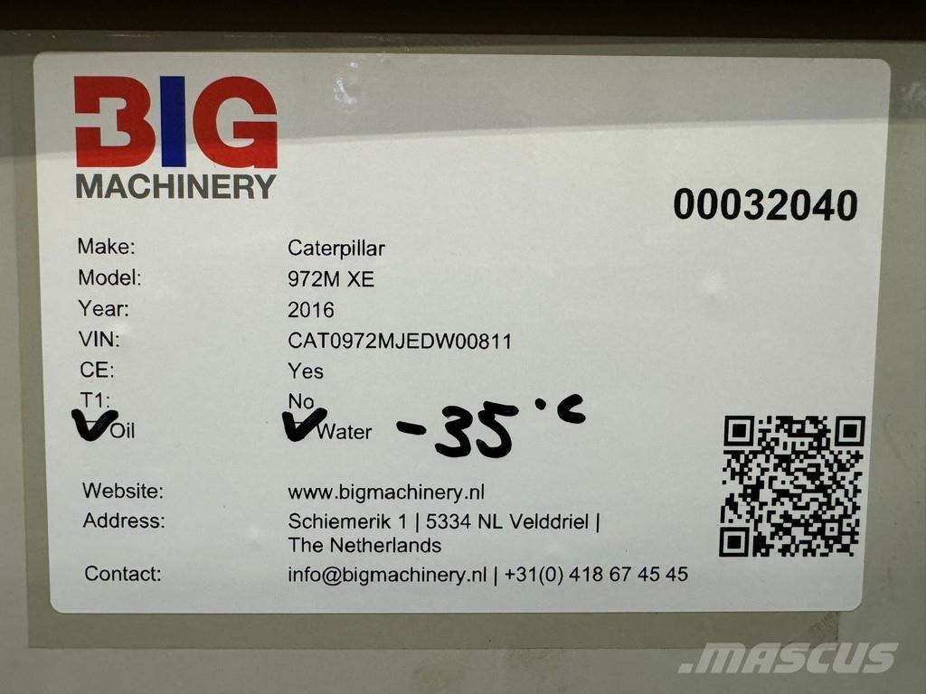 CAT 972M XE Φορτωτές με λάστιχα (Τροχοφόροι)