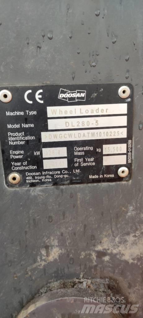 Doosan DL 280-5 Φορτωτές με λάστιχα (Τροχοφόροι)