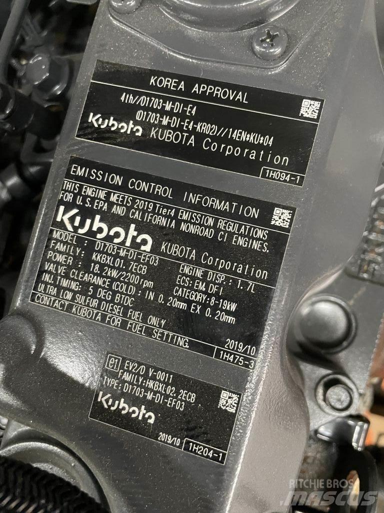 Kubota D1703 Κινητήρες