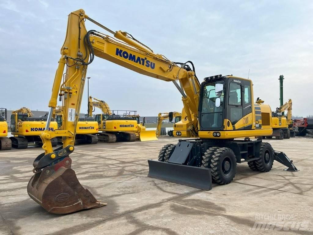 Komatsu PW160-11 Εκσκαφείς με τροχούς - λάστιχα
