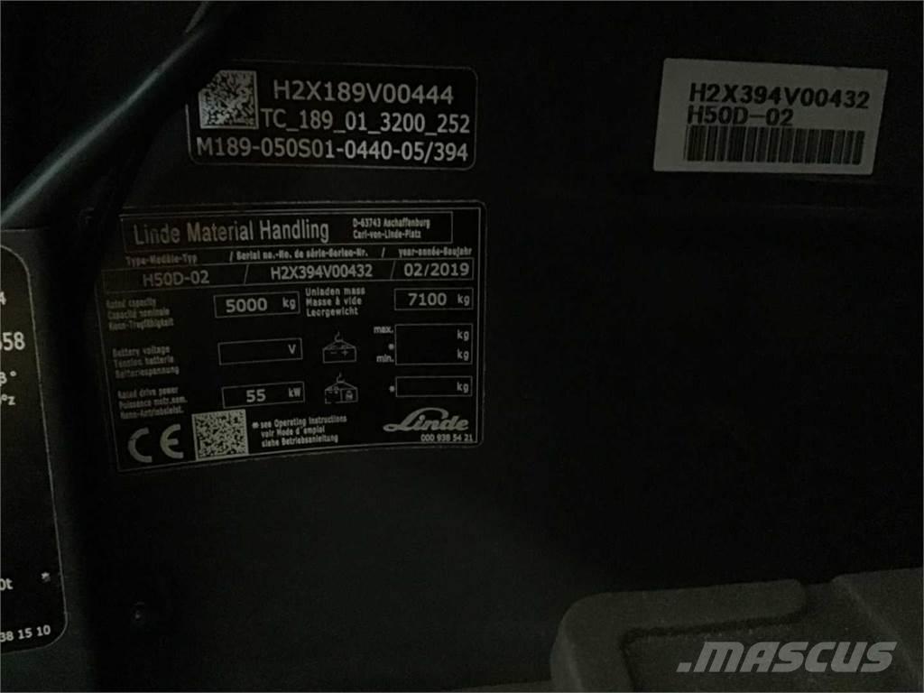 Linde H50D Πετρελαιοκίνητα Κλαρκ