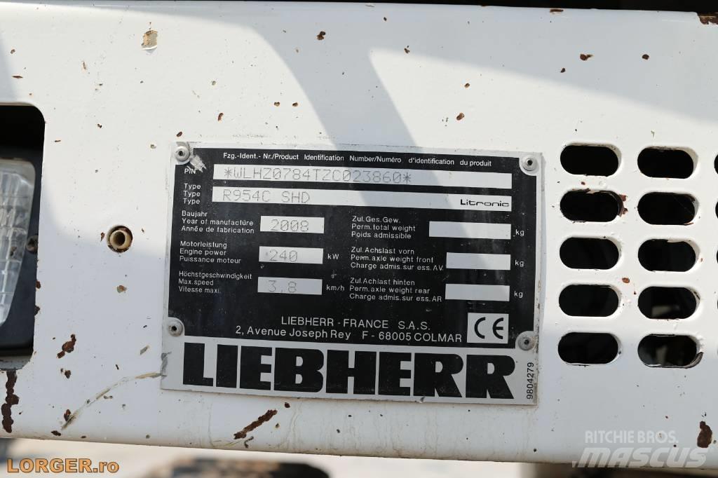 Liebherr R954 C SHD Εκσκαφείς με ερπύστριες