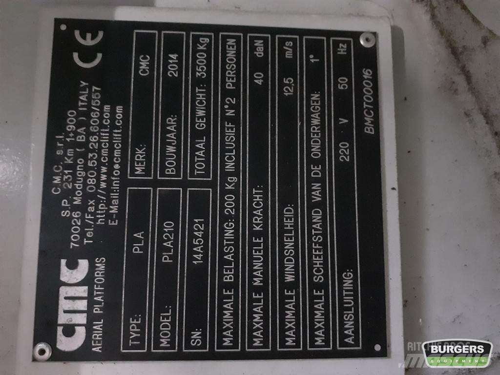 CMC PLA 210 Ανυψωτήρες με τηλεσκοπικό βραχίονα