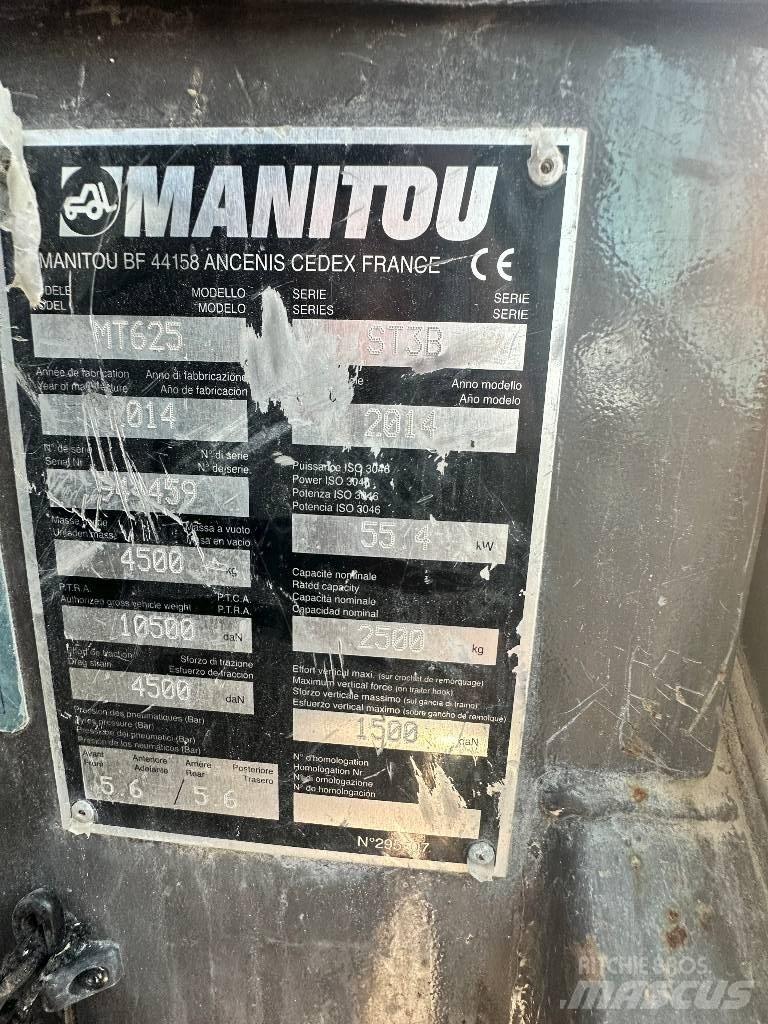 Manitou MT 625 Τηλεσκοπικοί ανυψωτές