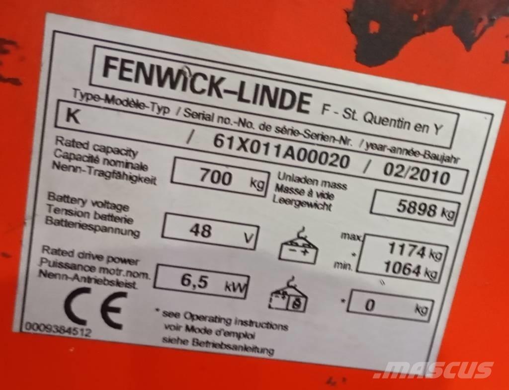 Linde K 011 Ανυψωτικά στενών δρόμων