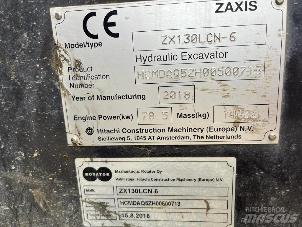 Hitachi ZX130LCN-6 Εκσκαφείς με ερπύστριες