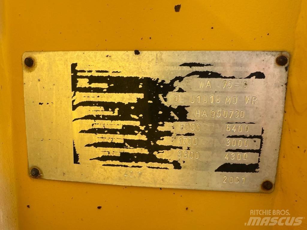 Komatsu WA 75 Φορτωτές με λάστιχα (Τροχοφόροι)